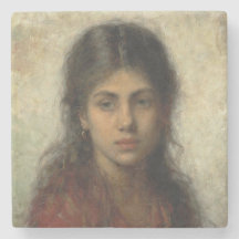 Meisje Met Een Rode Sjaal (door Alexei Harlamoff)