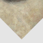 Meisje met een Rode sjah (door Alexei Harlamoff) Tissuepapier (Detail)