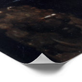 Meisje met een rood Pet Poster (Hoek)