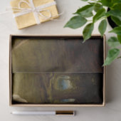 Meisje met een schaap- en leeuwenontkoppelpapier tissuepapier (Geschenk)