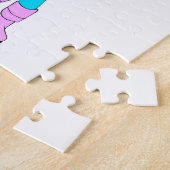 meisje met een staart legpuzzel (Zijkant)