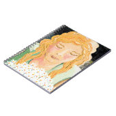 meisje met een stel daisies notitieboek (Linkerzijde)