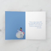 Meisje met een theekaart kaart (Binnen)