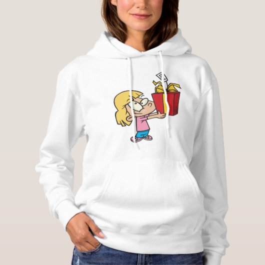 Meisje met een vaders dag cadeau vrouwen hoodie (Voorkant)