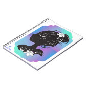 Meisje met een ventilator "Ja ik kan" Notitieboek (Linkerzijde)