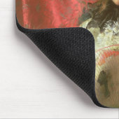 Meisje met een ventilator muismat (Hoek)