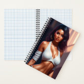 Meisje met een verleidelijk Notitieboek (Binnen)