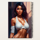 Meisje met een verleidelijk Notitieboek (Achterkant)