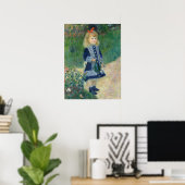 Meisje met een watering Kan van Auguste Renoir Poster (Thuiskantoor)