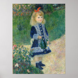 Meisje met een watering Kan van Auguste Renoir Poster