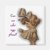  meisje met ei magneet (Voorkant)