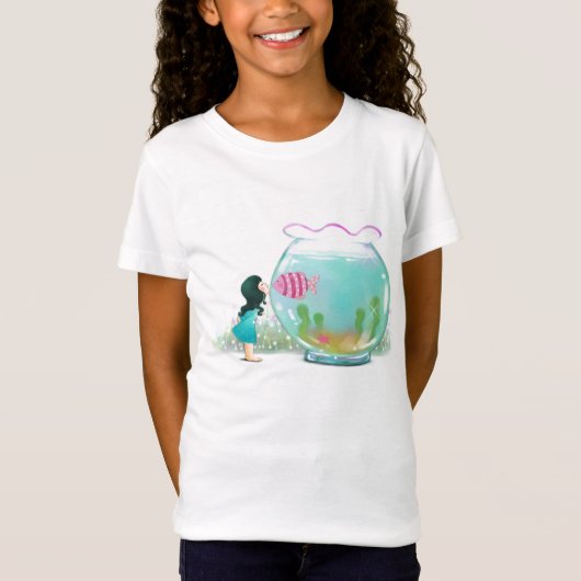 Meisje met Fish Bowl Shirt (Voorkant)
