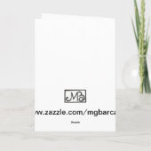 Meisje met geel eendje Wenskaart Kaart (Achterkant)