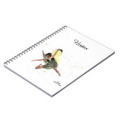 Meisje met geel Notitieboek van de wervelkolom (Linkerzijde)