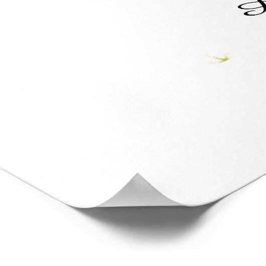 Meisje met geel Poster (Hoek)