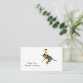 Meisje met geel Visitekaartje (Staand voorkant)