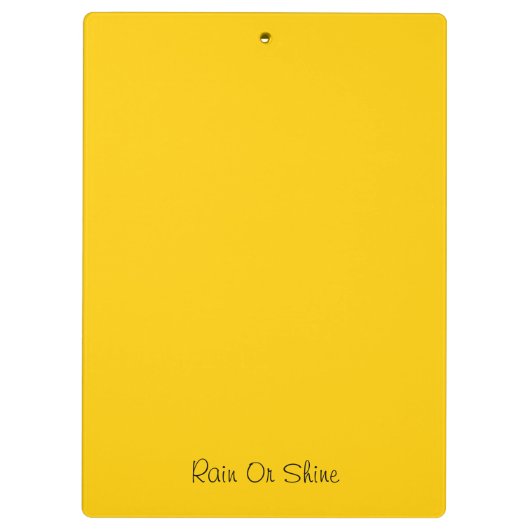 Meisje met gele baarmoeder in Waterverf Klembord (Achterkant)