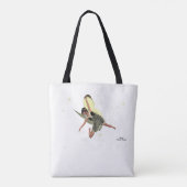 Meisje met gele Canvas tas (Achterkant)