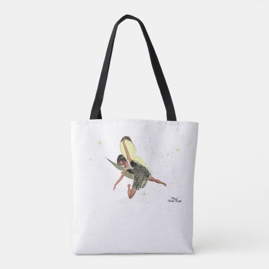 Meisje met gele Canvas tas (Achterkant)