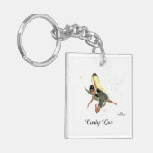 Meisje met gele Sleutelhanger (Voorkant Links)