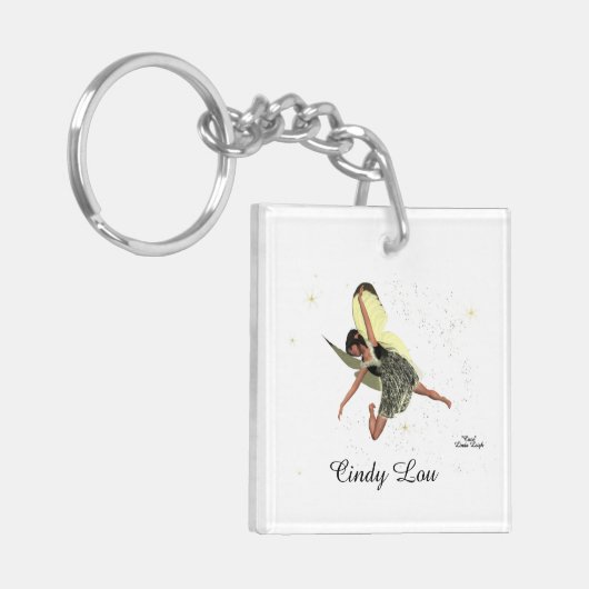 Meisje met gele Sleutelhanger (Voorkant Links)