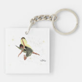 Meisje met gele Sleutelhanger (Achterkant)