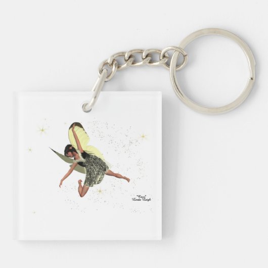 Meisje met gele Sleutelhanger (Achterkant)