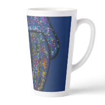 Meisje met gespikkeld glitterprint haar