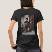 Meisje met gitaar t-shirt (Achterkant)