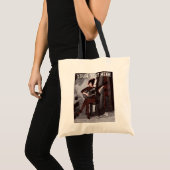 Meisje met gitaar tote bag (Voorkant (product))
