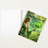 Meisje met gouden haar St Patrick dag Ierse magie Planner (Display)