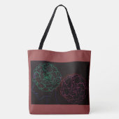 Meisje met goudsbloem Afro Puffs Tote Bag (Achterkant)