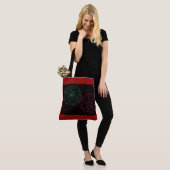 Meisje met goudsbloem Afro Puffs Tote Bag (Op model)