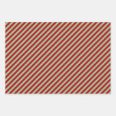 Meisje met groene kikkerkerst inpakpapier vel (Voorkant 3)