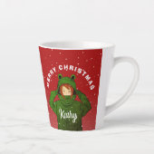 Meisje met groene kikkerst latte mok (Rechts)