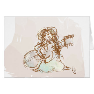 Meisje met Guitar