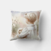 Meisje met haar konijntje kussen (Achterkant)