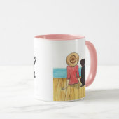 Meisje met haar mok (Voorkant rechts)