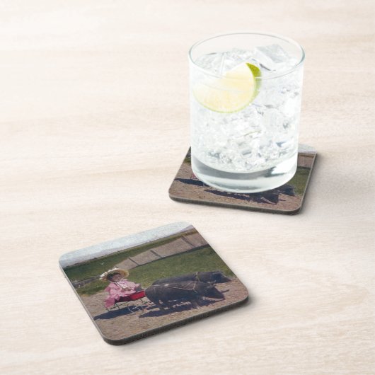  meisje met haar poten drankjes onderzetter (Rechterzijde)