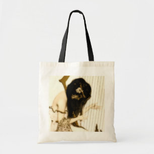 Meisje met Harp Tote Bag