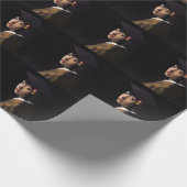 Meisje met het Afstuderen Pet Cadeaupapier (Hoek)