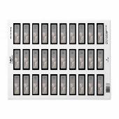 Meisje met het Afstuderen Pet Etiket (Full Sheet)