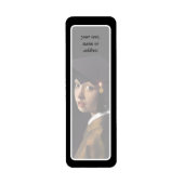 Meisje met het Afstuderen Pet Etiket (Voorkant)