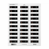 Meisje met het Afstuderen Pet (Pareloorring) Etiket (Full Sheet)