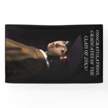 Meisje met het Afstuderen Pet