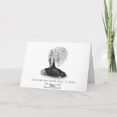 Meisje met het hart Valentijn Wenskaart Feestdagen Kaart (Achterkant)