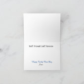 Meisje met het Wenskaart Teddy Bear Silhouette Kaart (Binnen)