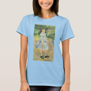 Meisje met Hoepel van Pierre Renoir, Vintage Fine T-shirt