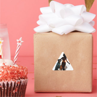 Meisje met hond Sticker