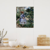 Meisje met honden poster (Keuken)